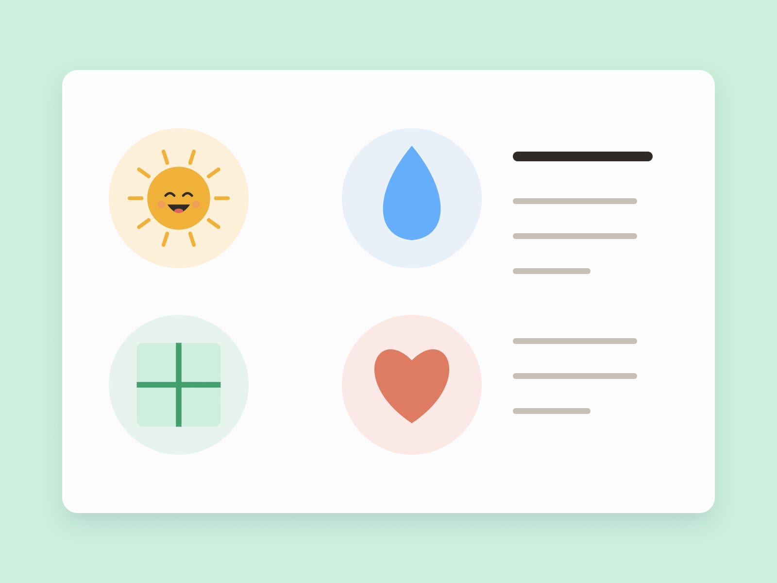 Happy Plants Co. care icons